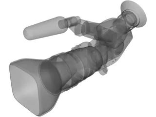 Canon XL2 Video Camera 3D Model preview