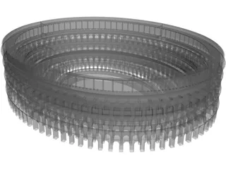 Coliseum Anfiteatro Flavio 3D Model preview