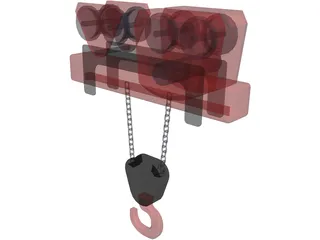 Pulley 3D Model preview