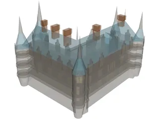 Castle 3D Model preview