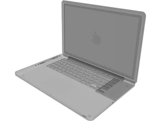 Apple MacBook Pro 15 3D Model preview