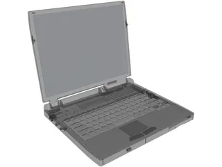 Notebook 3D Model preview