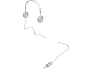 Thomas Headphones 1950`s 3D Model preview