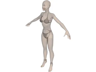 Alicia 3D Model preview