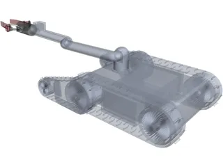 SUGV Surveillance Robot 3D Model preview
