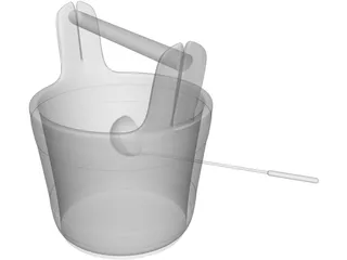 Sauna Accessories 3D Model preview