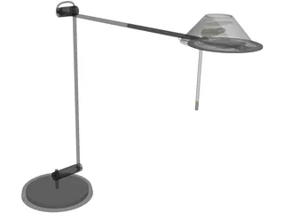 LED Table Lamp 3D Model preview