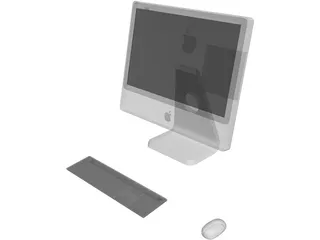 Apple iMac 3D Model preview