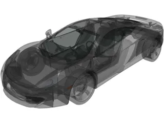 McLaren MP4-12C 3D Model preview