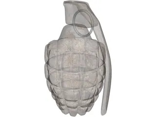 Grenade 3D Model preview
