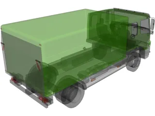 Mercedes-Benz Atego 1323L (2011) 3D Model preview