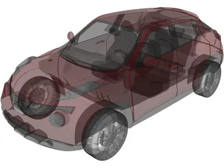 Nissan Juke (2011) 3D Model preview