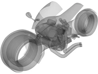 Connecting Rod Bike Concept 3D Model preview