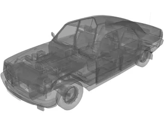 GAZ-3110 Volga (1996-2005) 3D Model preview