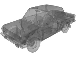 ZAZ-968M 3D Model preview