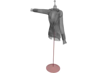 Stick Manikin 3D Model preview