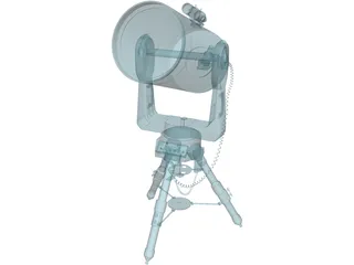 Telescope 3D Model preview
