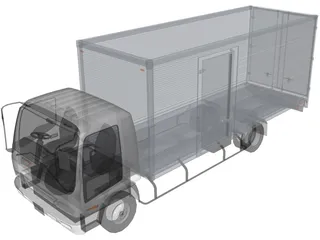 Isuzu Forward 3D Model preview