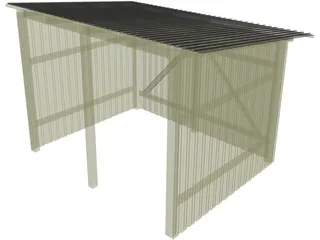 Shed 3D Model preview