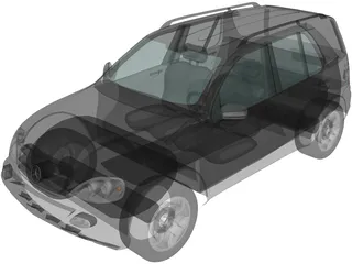 Mercedes-Benz M-Class 3D Model preview