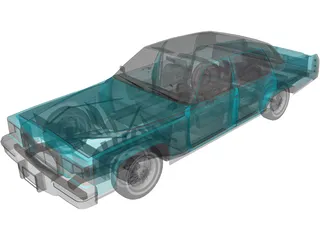 Cadillac Fleetwood Brougham (1985) 3D Model preview