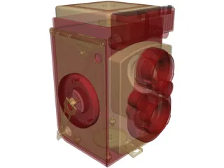 Camera Yashica 3D Model preview