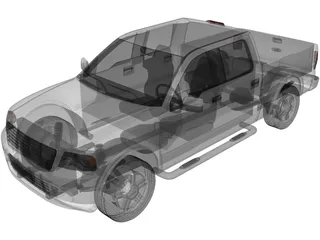 Ford F-150 Series (2004) 3D Model preview