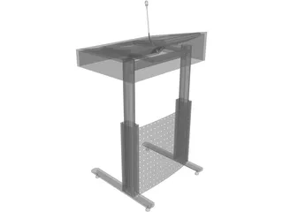 Talerstol 3D Model preview