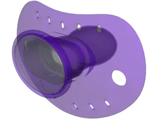 Pacifier 3D Model preview