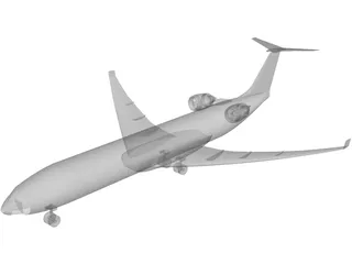 Private Jet 3D Model preview