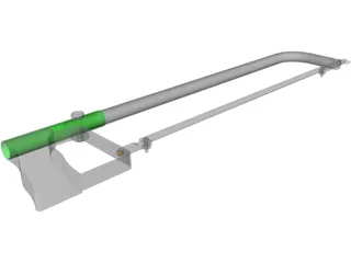 Hack Saw 3D Model preview