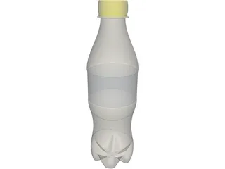 Cola Bottle 3D Model preview