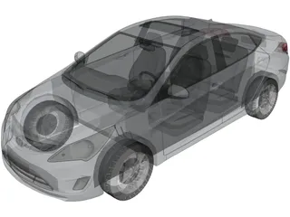 Hyundai Verna (2011) 3D Model preview
