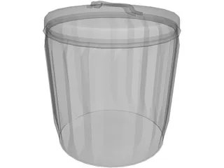 Trashcan 3D Model preview