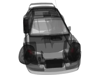 Subaru Impreza [Tuned] 3D Model preview