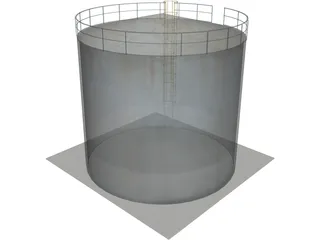 Storage Tank 3D Model preview