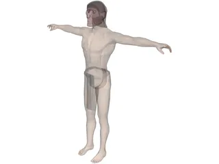 Mayan Native 3D Model preview