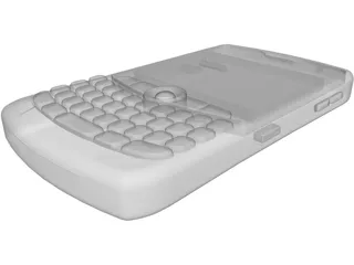 Blackberry Curve 8350i 3D Model preview