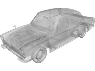 Ford Lotus Cortina (1966) 3D Model preview