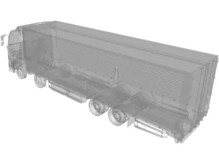 Hino Truck 3D Model preview
