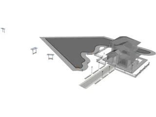 Villa 2000 3D Model preview