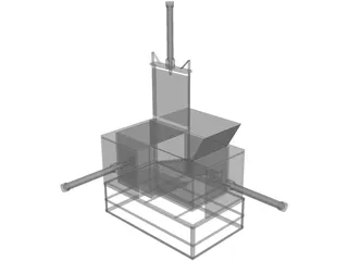 Garbage Machine 3D Model preview