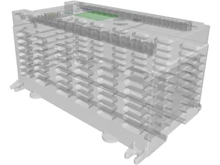 Allen-Bradley MicroLogix 1400 PLC 3D Model preview
