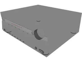 Onkyo TX-SR505E Amplifier 3D Model preview