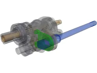 Gear Box 3D Model preview