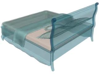 Slay Bed 3D Model preview