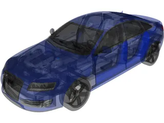 Audi RS6 (2008) 3D Model preview