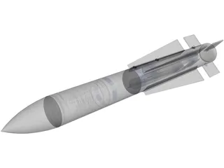 AIM-54 Phoenix Missile 3D Model preview