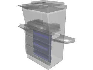 Copier Xerox 3D Model preview