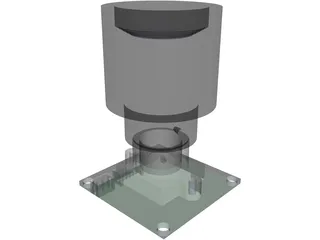 Camera Security 3D Model preview